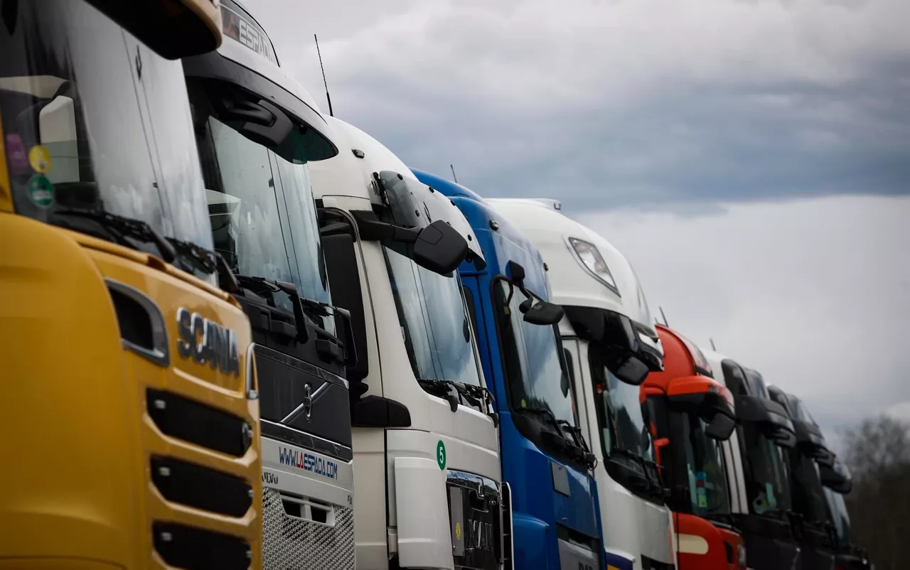 huelga greba camioneros camion kamioilariak kamioiak irun