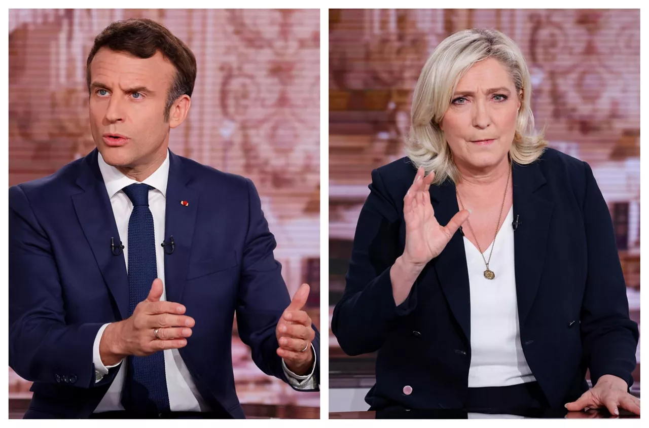 marine le pen emmanuel macron 