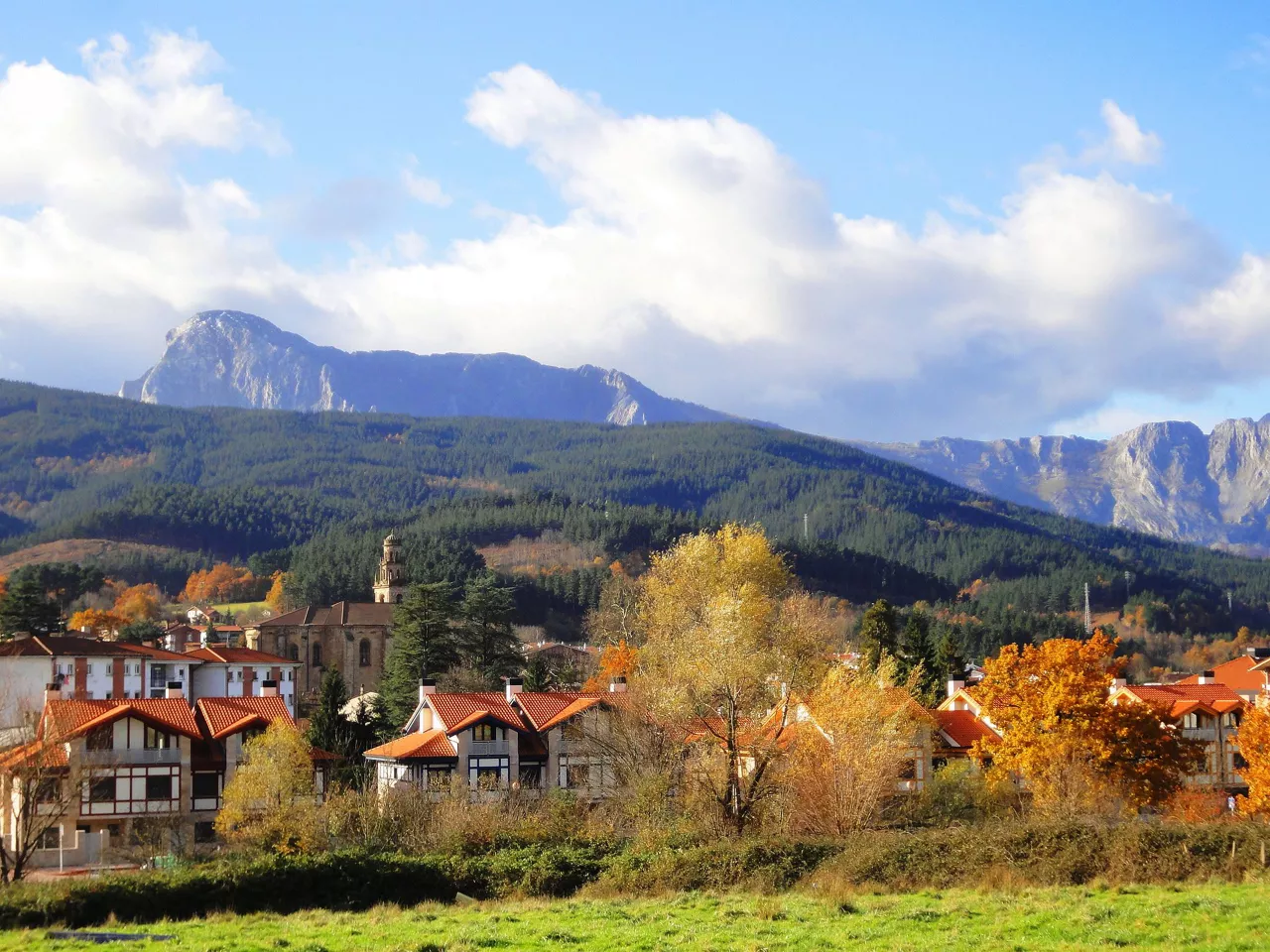 Hodeiak eta ostarteak Elorrion (Bizkaia).