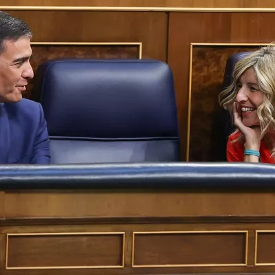 Pedro Sanchez eta Yolanda Diaz Kongresua