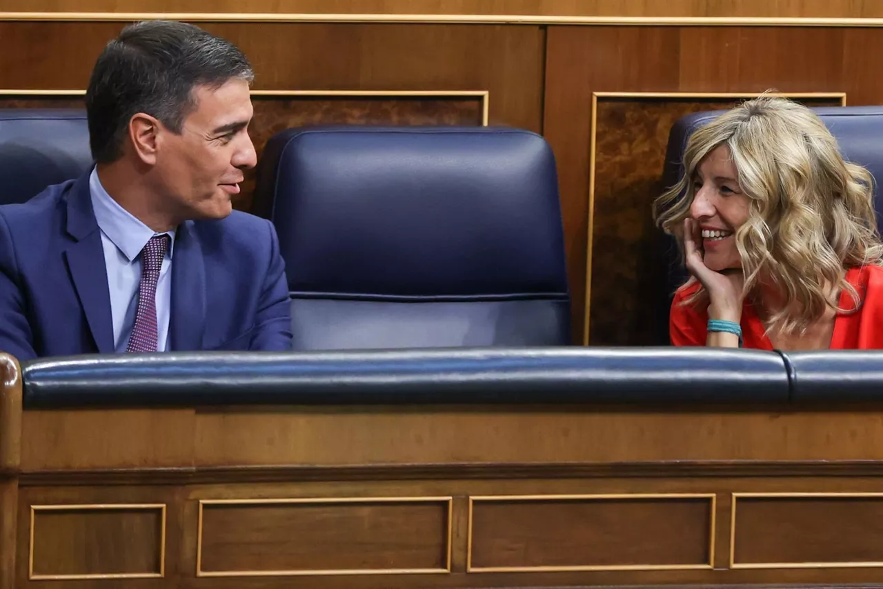 Pedro Sanchez eta Yolanda Diaz Kongresua