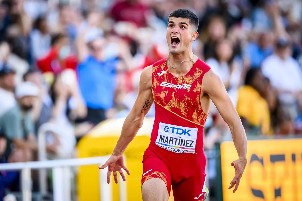 Asier Martinez, lasterketa amaitu den unean. Argazkia: EFE