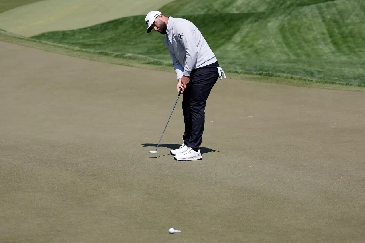 Jon Rahm, PGA txapelketan parte hartzen. Argazkia: EFE