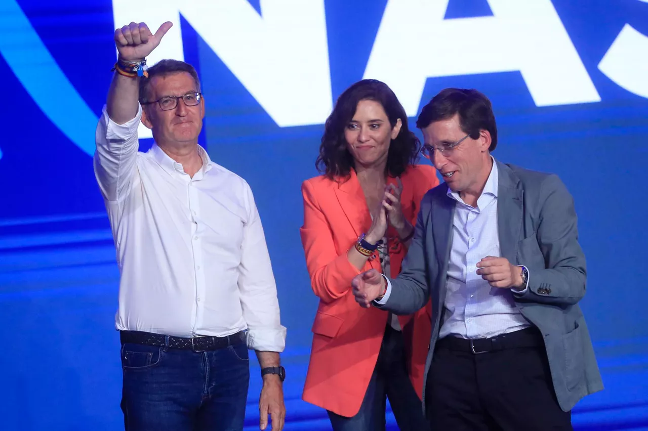 feijoo ayuso almeida pp efe