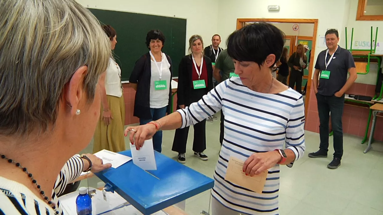 Madalen Iriarte, EH Bilduren Gipuzkoako hautagaia. Argazkia: EFE
