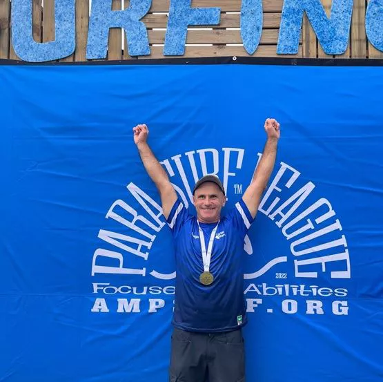 Aitor Francesena, pozarren. Argazkia: Basque Team.