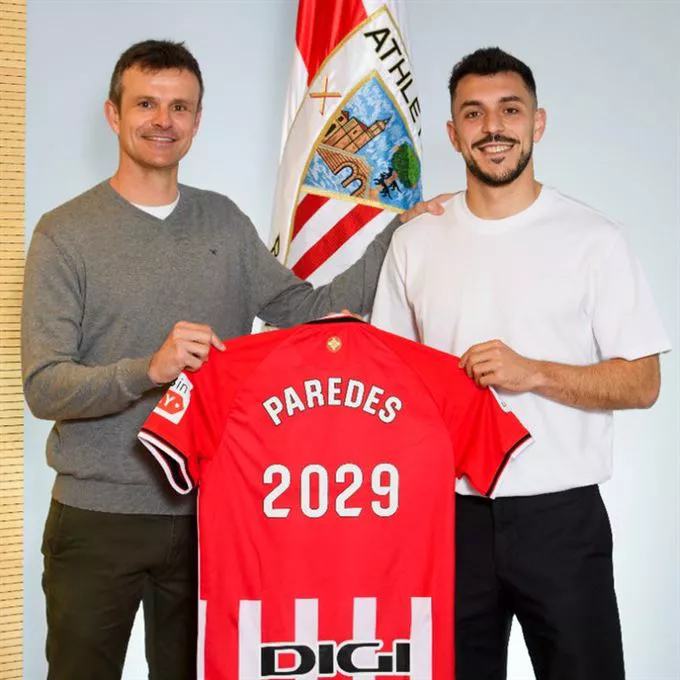 Renovación aitor paredes, athletic 2029