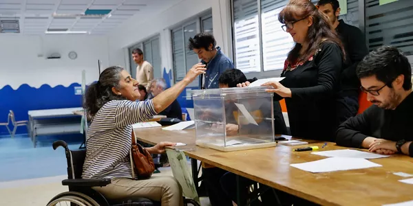 Eusko Legebiltzarrerako hauteskundeak. Argazkia: EFE