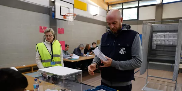 Eusko Legebiltzarrerako hauteskundeak. Argazkia: EFE