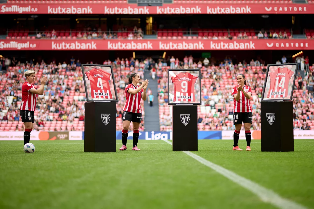Athletic-Garazi Murua-Yulema Corres-Eunate Arraiza-omenaldia
