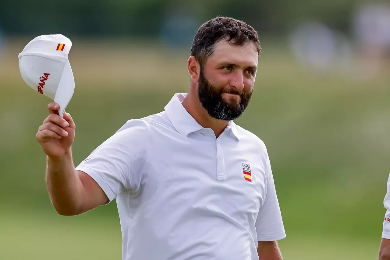 Jon Rahm, en la tercera jornada de los Juegos Olímpicos de París. Foto: EFE