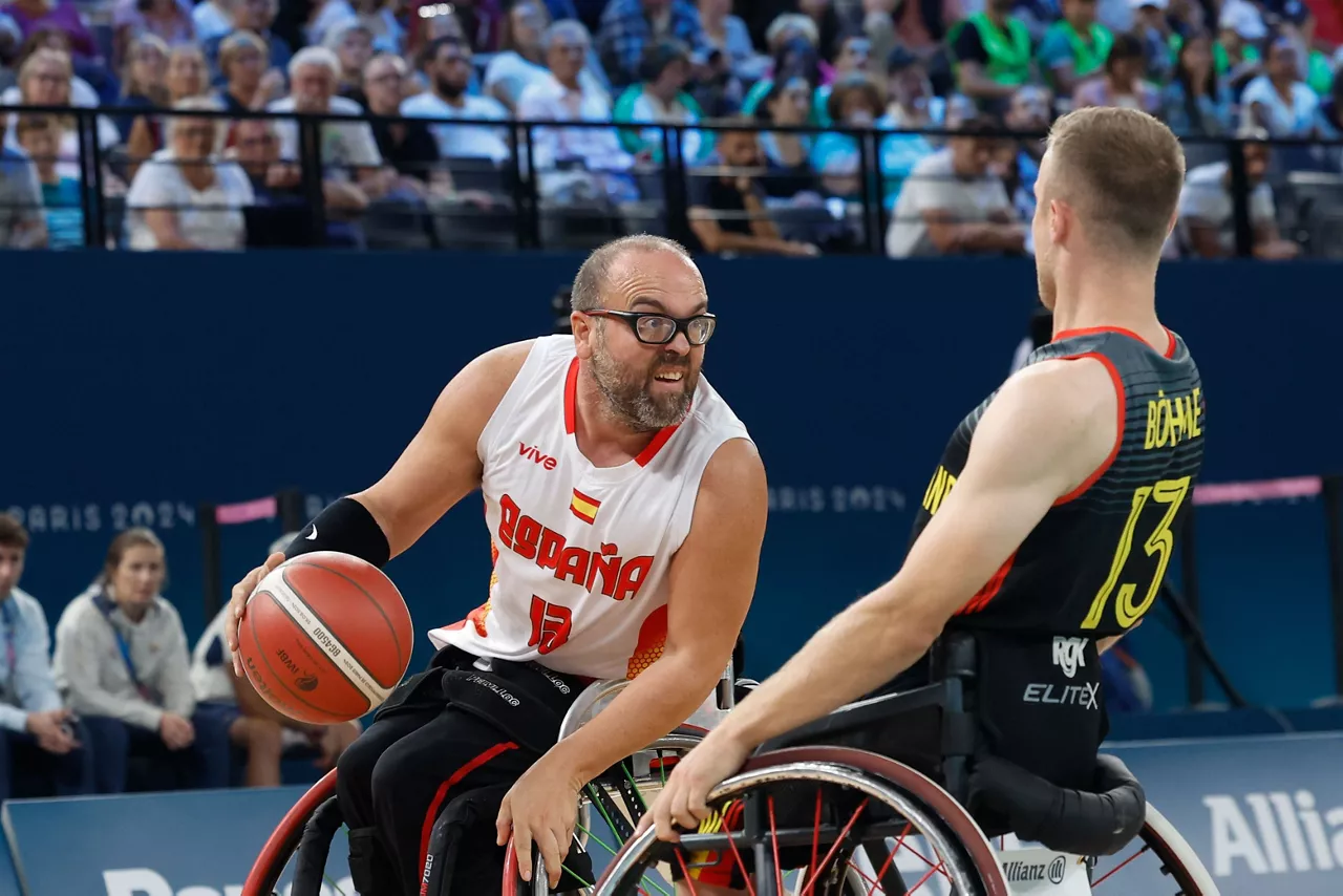 Asier Garciaren artxiboko irudia, Alemaniaren aurkako partidan. Argazkia: EFE