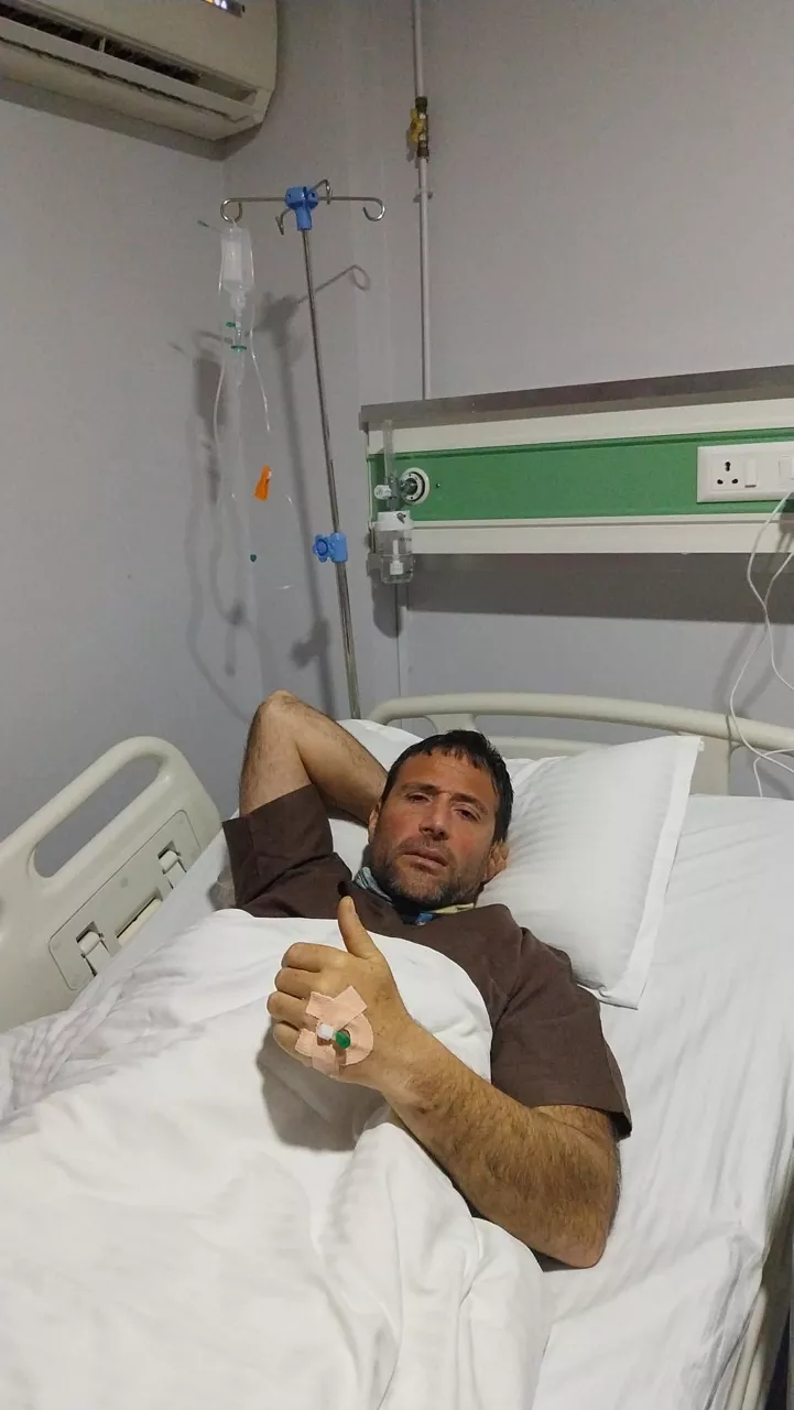 Alex Txikon, ospitalean. Argazkia: @AlexTxikon