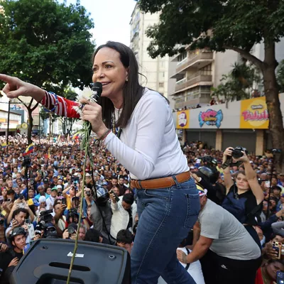 La líder antichavista María Corina Machado EFE