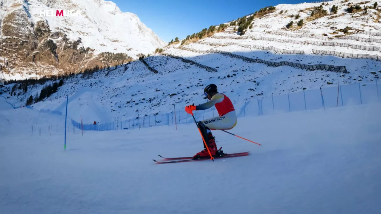 Juan Del Campo eskiatzailea, "Helmuga" saioan