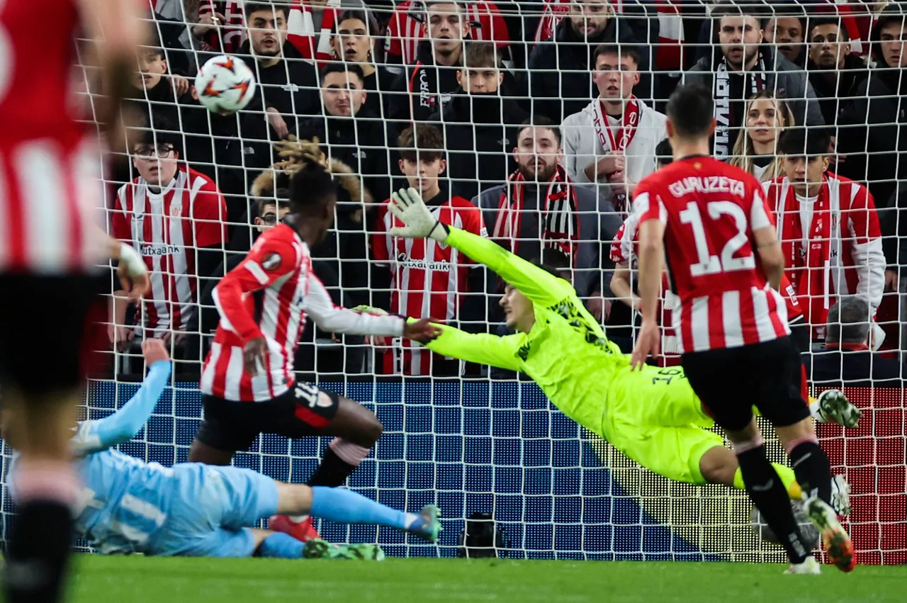 Nico Williams gol Athletic vs Viktoria Plzen
