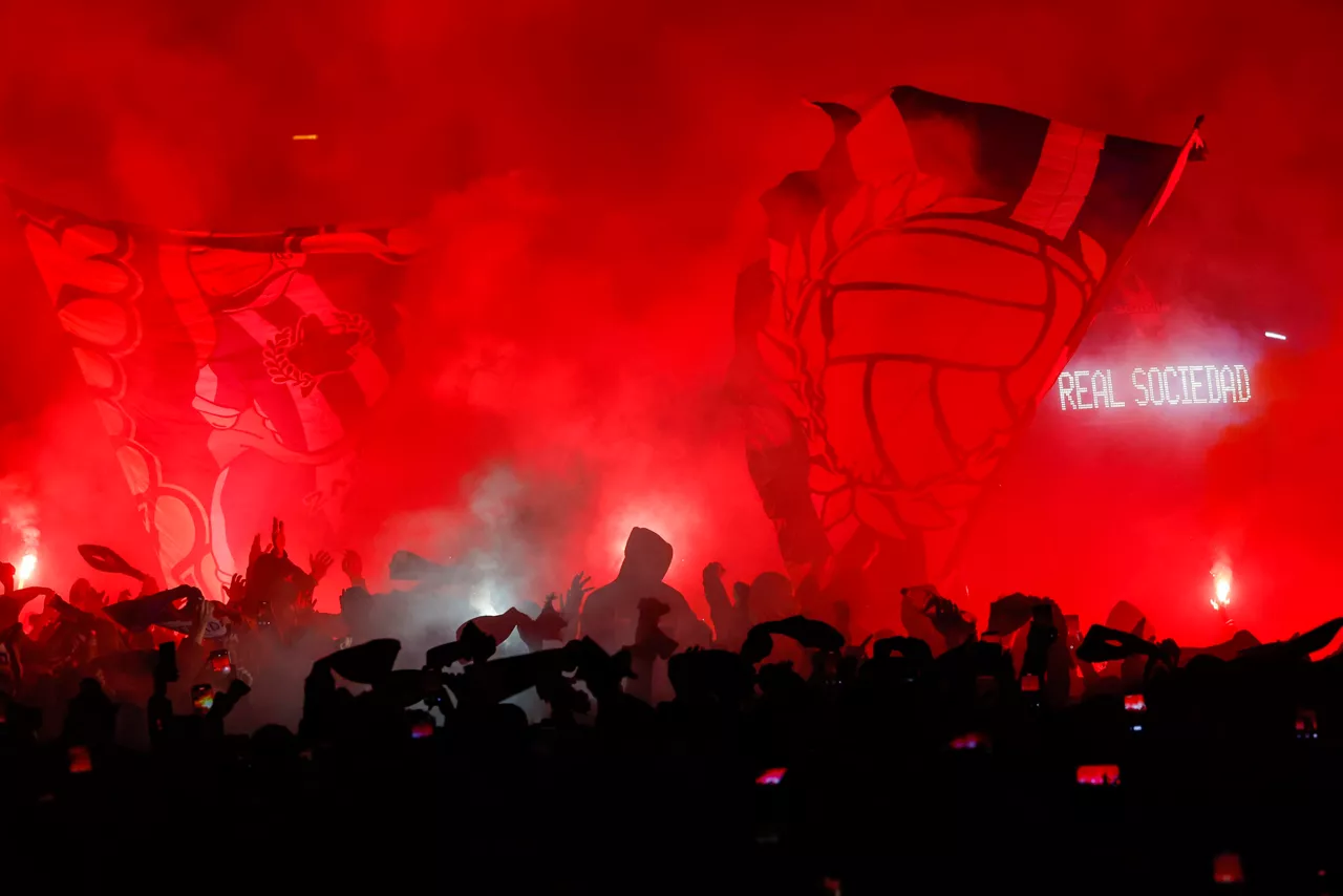 Real Sociedad afición recibimiento harrera