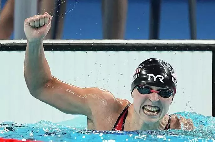 Katie Ledecky. Artxiboko argazkia: Europa Press