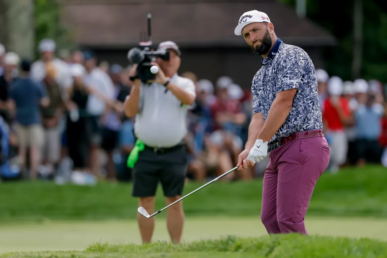 Jon Rahm, durante la tercera jornada del US Open. Foto: Efe.
