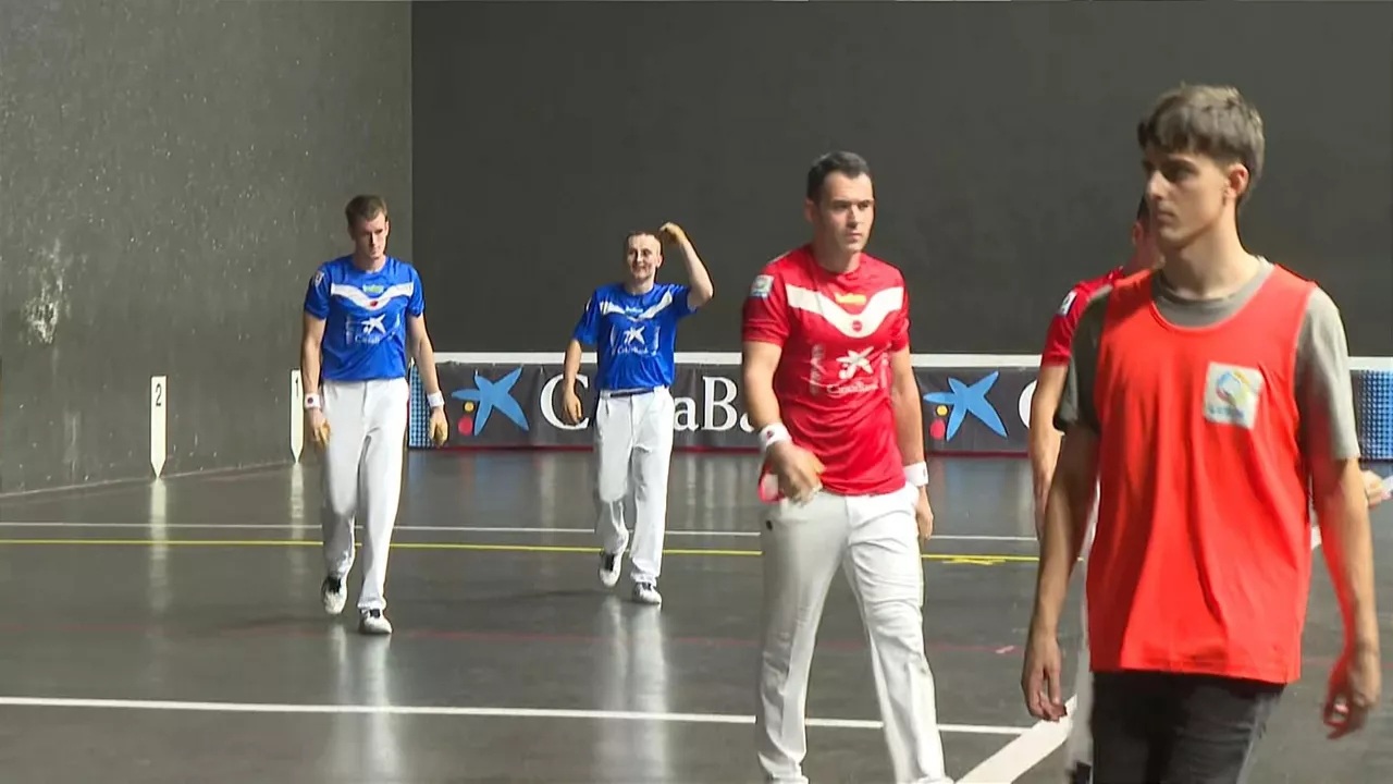 Unai Amiano debuta Irungo pilotalekuan