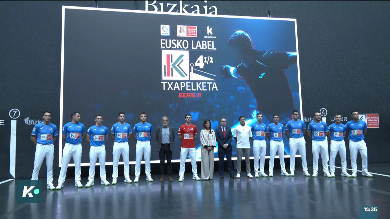 Lau t'erdiko txapelketaren aurkezpena