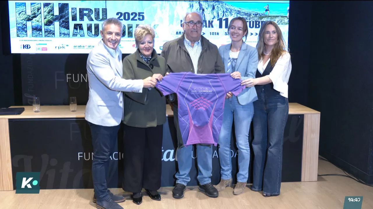Hiru Haundiak mendi-lasterketaren aurkezpena
