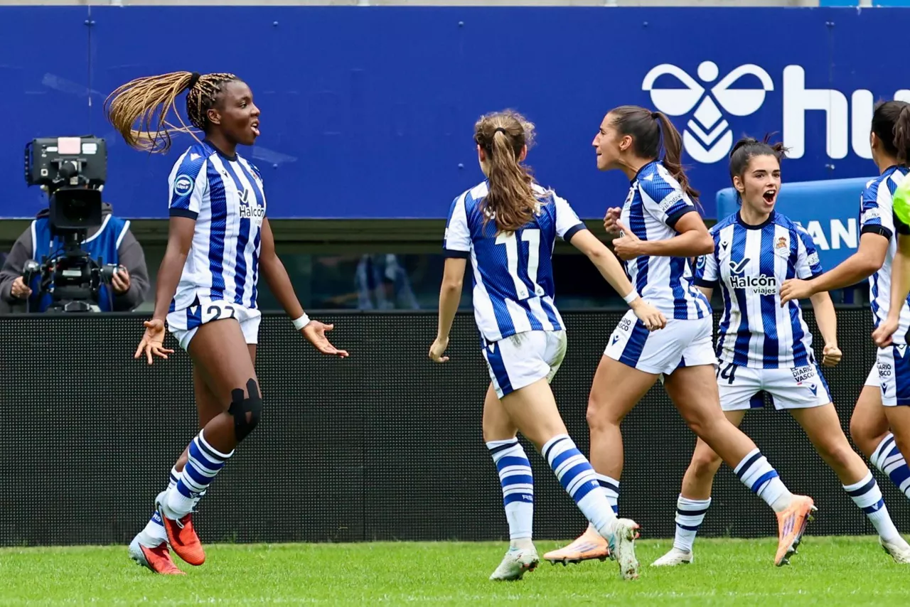 Edna Imade gola ospatzen Eibar - Reala 