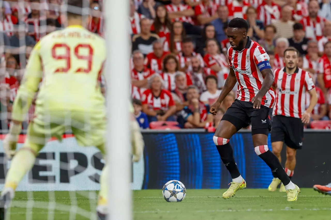 iñaki williams, athleticeko jokalaria. efe