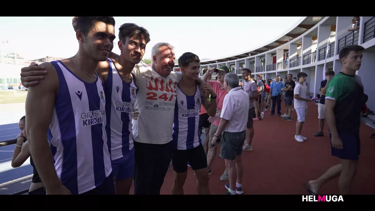 Atletismoari buruzko atala, "Helmuga" saioan