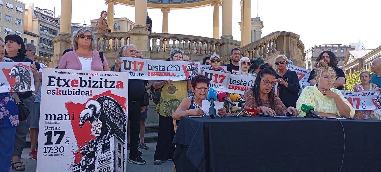 Iruña Testa etxebizitzak agerraldia
