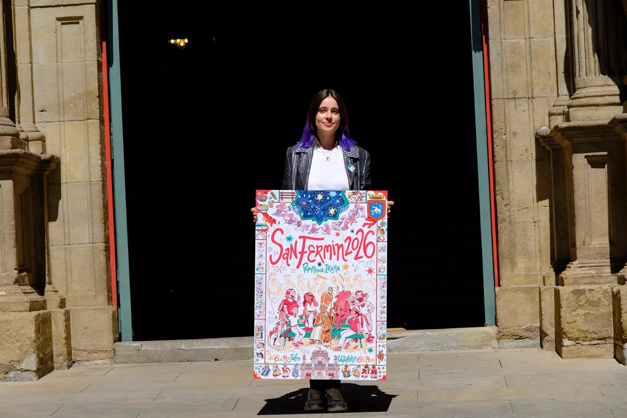 'La cuadrilla', cartel ganador que anunciará los sanfermines de 2026
