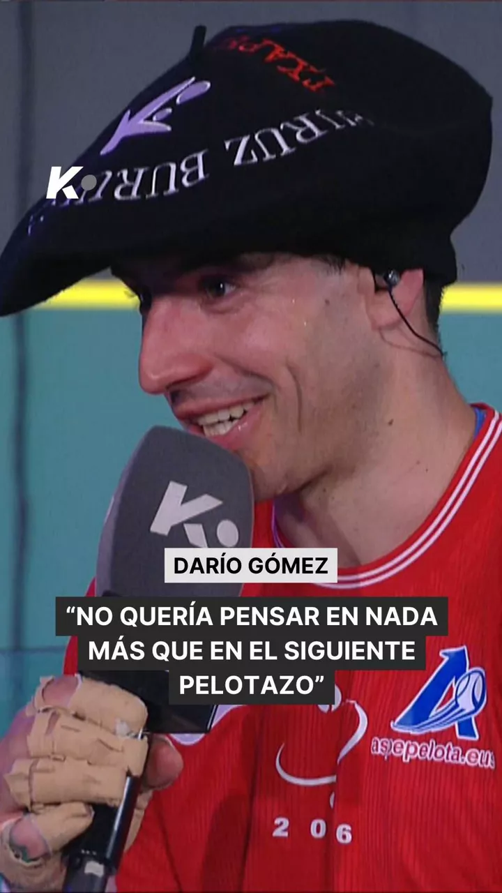 Pilota Banakakoa finala Dario elkarrizketa