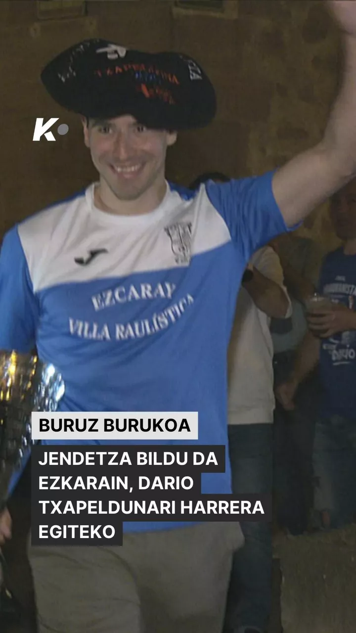 Pilota Banakakoa finala Dario ongietorria