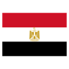 Bandera de la selección de fútbol de Egipto