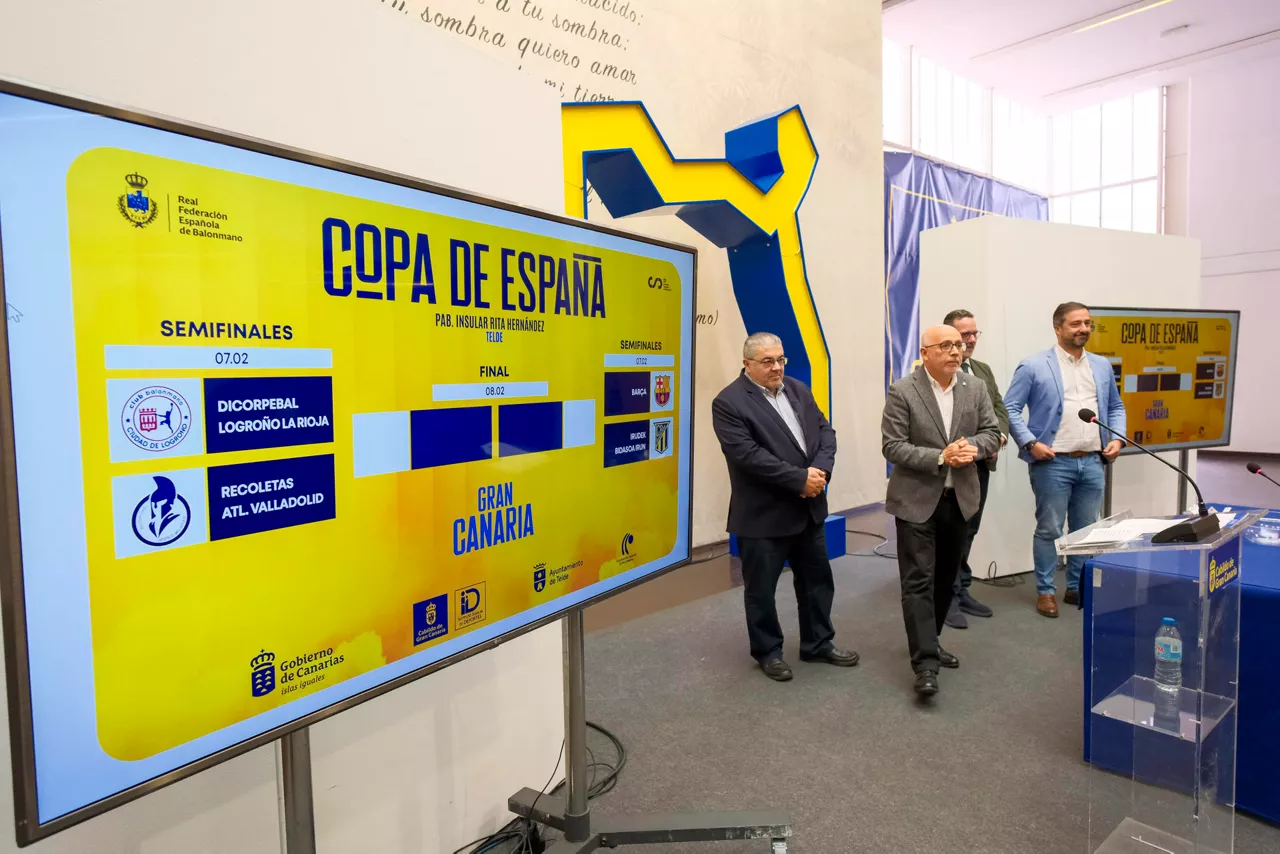 Sorteo Copa de España de Balonmano en Gran Canaria