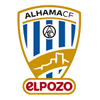 Alhama CF futbol taldearen armarria.