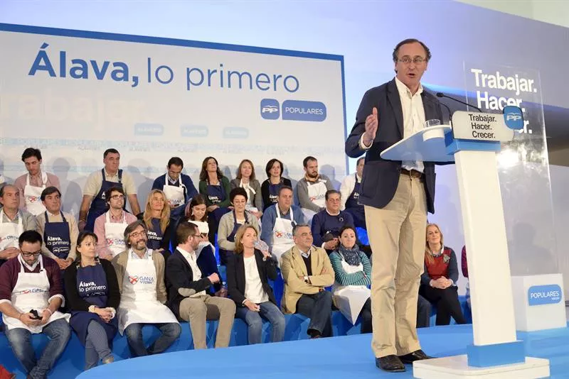 Alfonso Alonso Gasteiz kanpaina PP. EFE