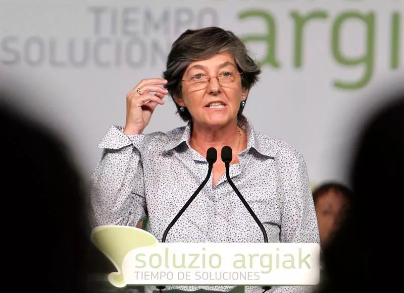 Laura Mintegi EH Bilduko lehendakarigaia. Argazkia: EFE