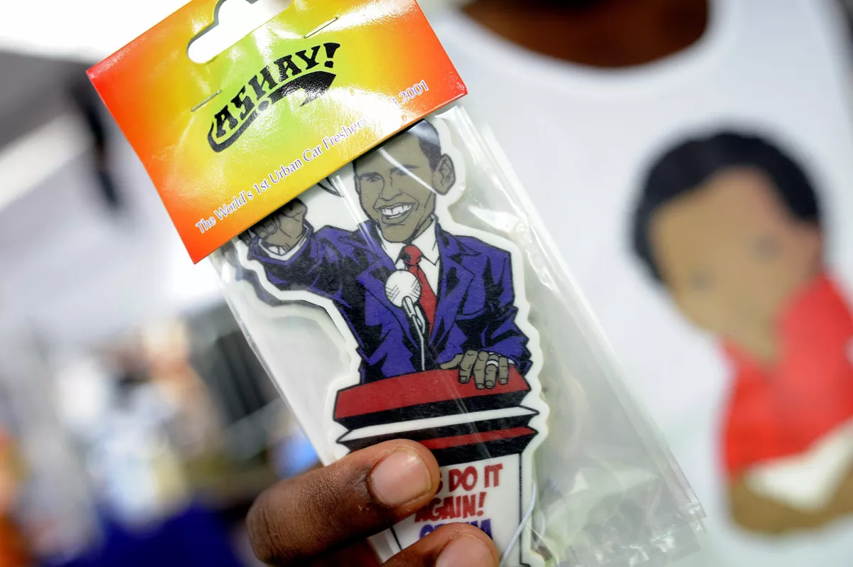 Merchandising para apoyar a Obama. Foto: EFE