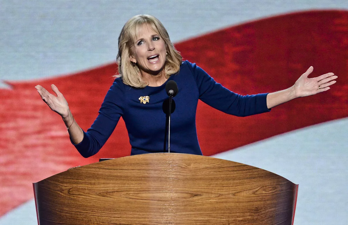 Jill Biden, mujer del vicepresidente Joe Biden. Foto: EFE