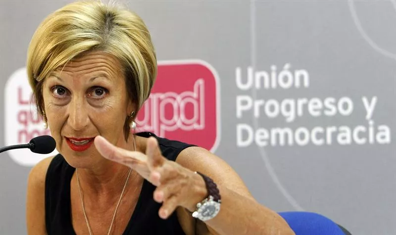 La portavoz de UPyD Rosa Díez.