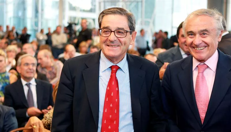 Mario Fernández (BBK), Iñigo Urkulluren proiektuaren aurkezpenean. (Argazkia: EFE)