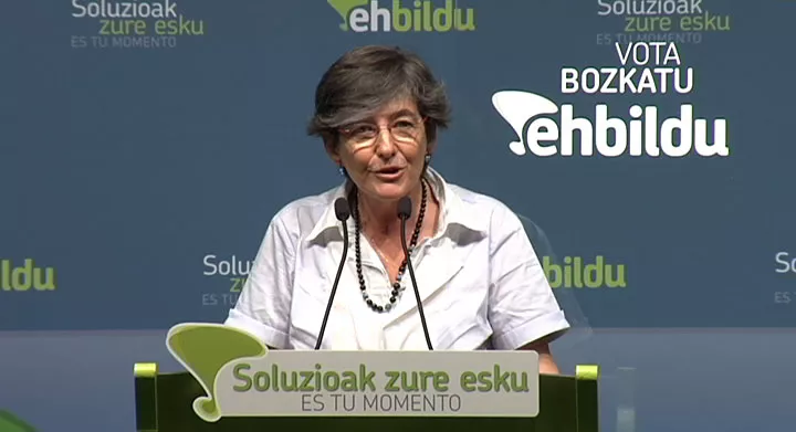 Laura Mintegi, EH Bilduko burua.