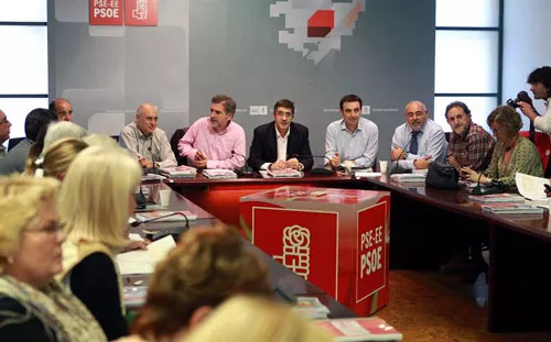 El secretario general del PSE-EE y lehendakari en funciones Patxi López