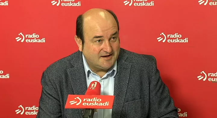 El presidente del PNV en Bizkaia Andoni Ortuzar.