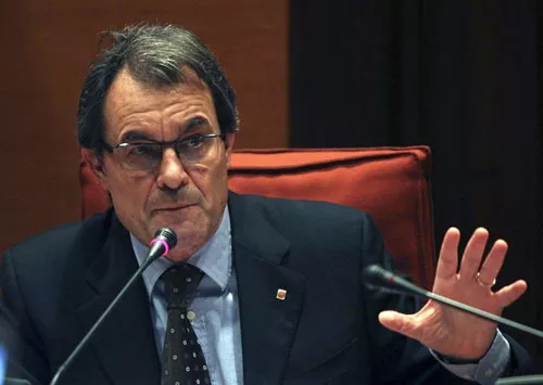 Artur Mas jarduneko Generalitateko presidentea.