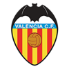 Escudo del Valencia de fútbol.