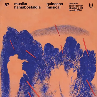Musika Hamabostaldiaren 87. edizioaren kartela.
