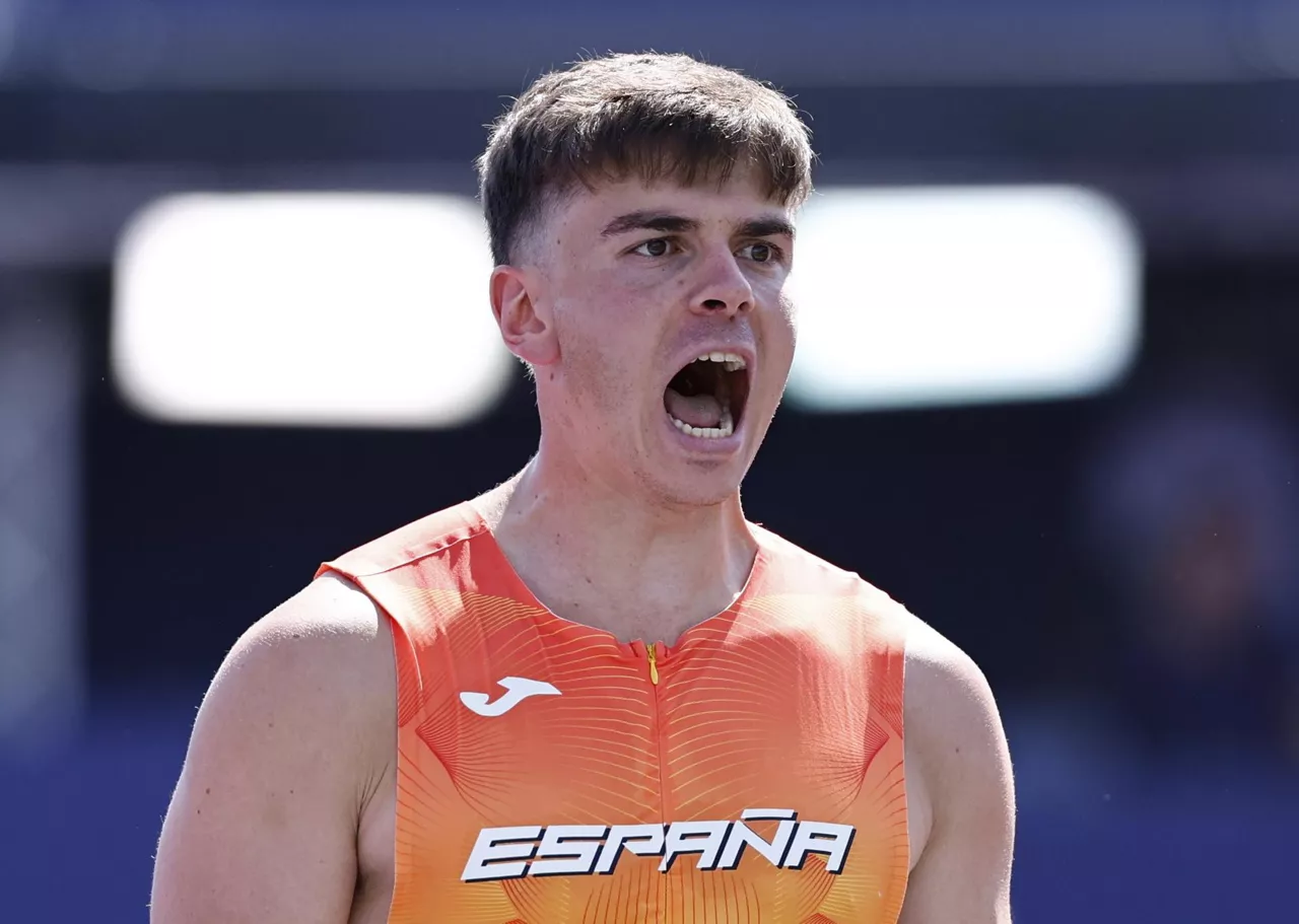 Birmingham (United Kingdom), 13/08/2026.- Manu Quijera of Spain reacts in the Men's Javelin Throw Qualification at the European Athletics Championships Birmingham 2026, in Birmingham, Britain, 13 August 2026. (España, Reino Unido) EFE/EPA/TOLGA AKMEN
