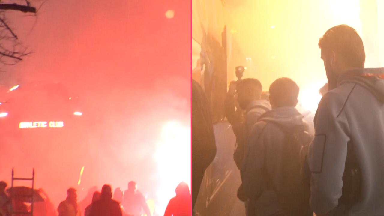 Autobusak eta zaleak